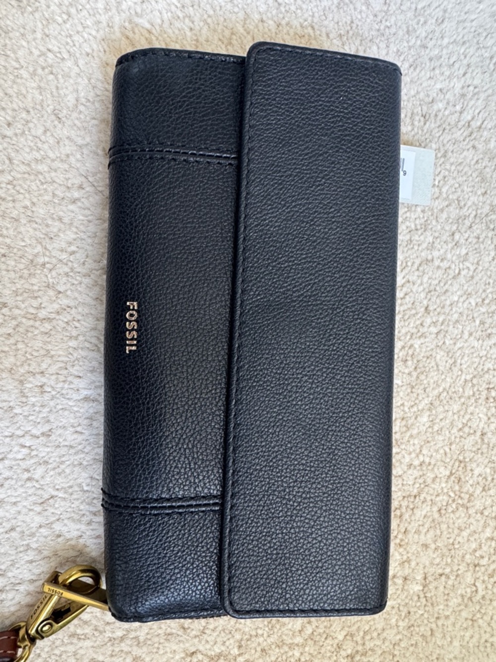 Fossil Black Leather Jori Wallet/Clutch - Picture 2 of 6